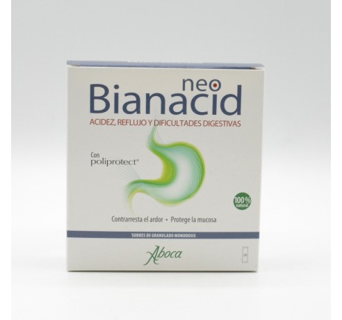 NEOBIANACID ACIDED Y REFLUJO 20 SOBRES GRANULADO Sistema digestivo