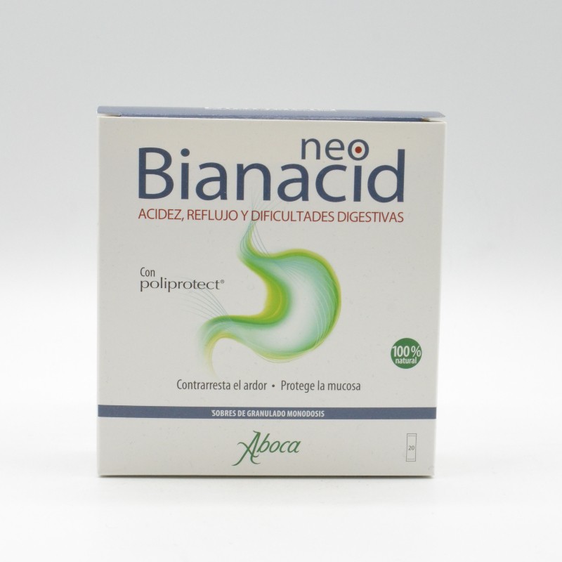 NEOBIANACID ACIDED Y REFLUJO 20 SOBRES GRANULADO Sistema digestivo