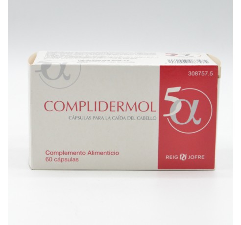 COMPLIDERMOL 5 ALFA 60 CAPSULAS Pelo y uñas