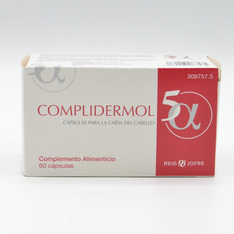 COMPLIDERMOL 5 ALFA 60 CAPSULAS Pelo y uñas