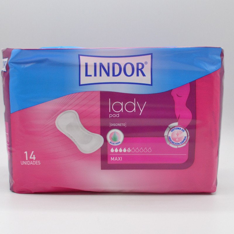 LINDOR LADY MAXI 5 GOTAS 14 U Cuidado del adulto