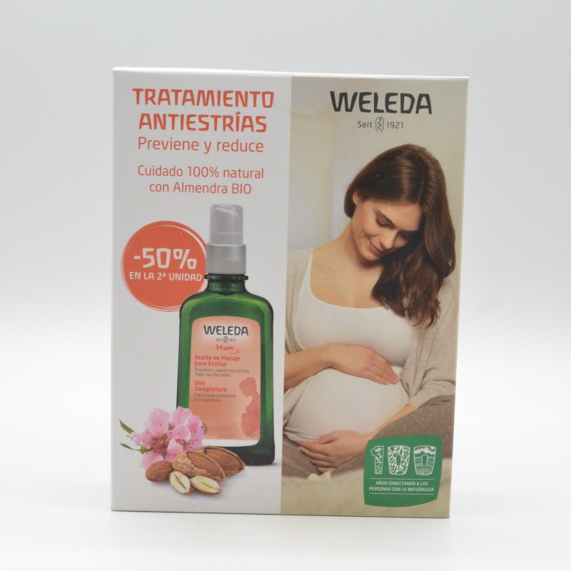 WELEDA EMBARAZO PACK ACEITE ANTIESTRIAS 2ªUD AL 50%DTO Antiestrias