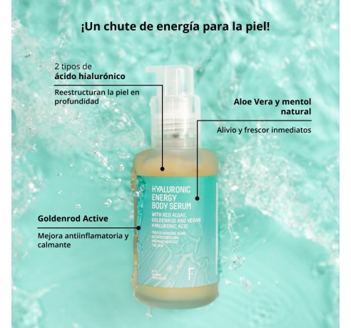 FRESHLY HYALURONIC ENERGY BODY SERUM 100ML Anticeluliticos y reafirmantes