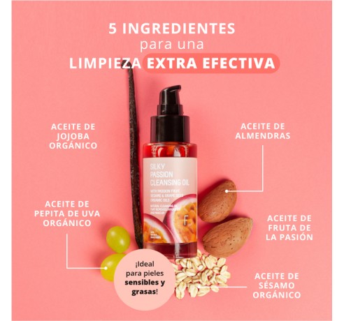 FRESHLY ACEITE LIMPIADOR SILKY PASSION 50ML Limpieza facial