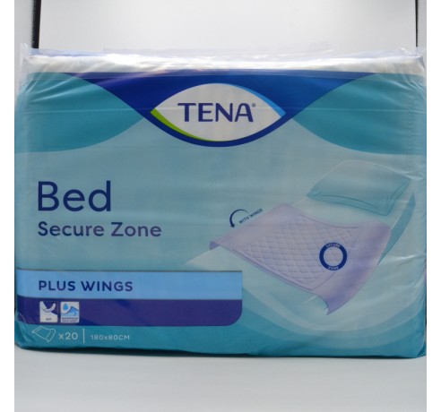 TENA BED PLUS EMPAPADOR CON ALAS 80X180 20 U Cuidado del adulto