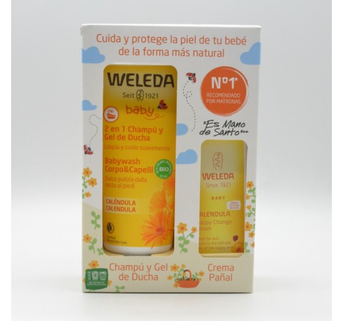 Venta de Weleda Baby Pack Gel-Champú + Crema Pañal