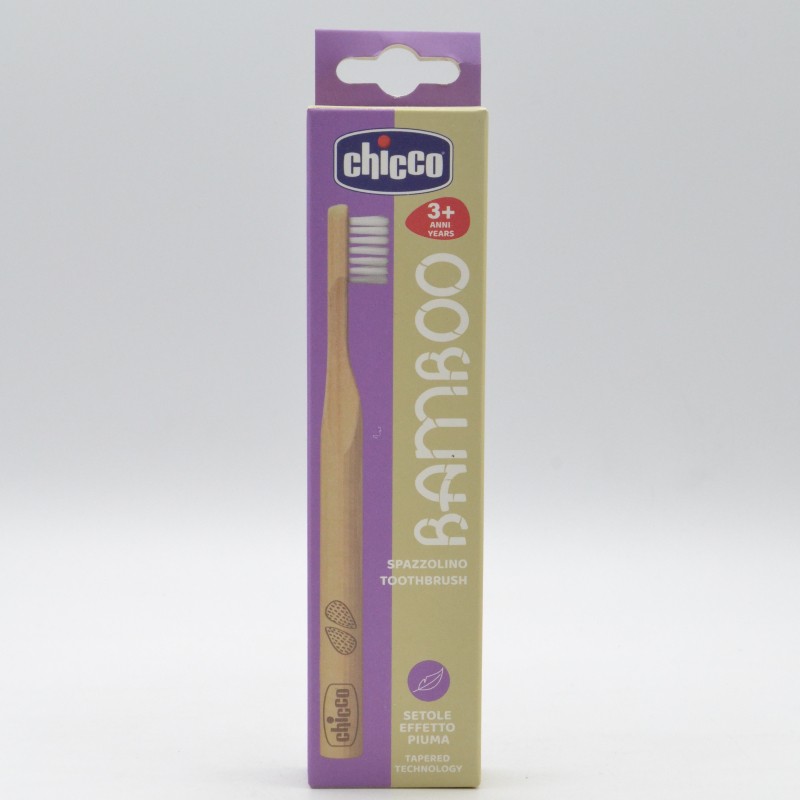 CHICCO CEPILLO DENTAL BAMBOO +3 AÑOS Cepillos