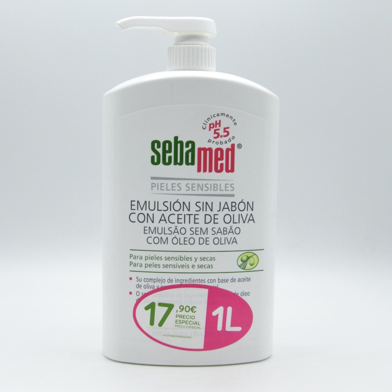 SEBAMED EMULSION ACEITE DE OLIVA 1L Gel de baño