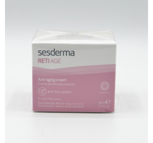 SESDERMA RETI-AGE CREMA FACIAL ANTIENVEJECIMIE 5 Antiedad