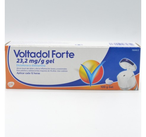 VOLTADOL FORTE 23.2 MG/G GEL TOPICO 100 G Antiflamatorios tópicos