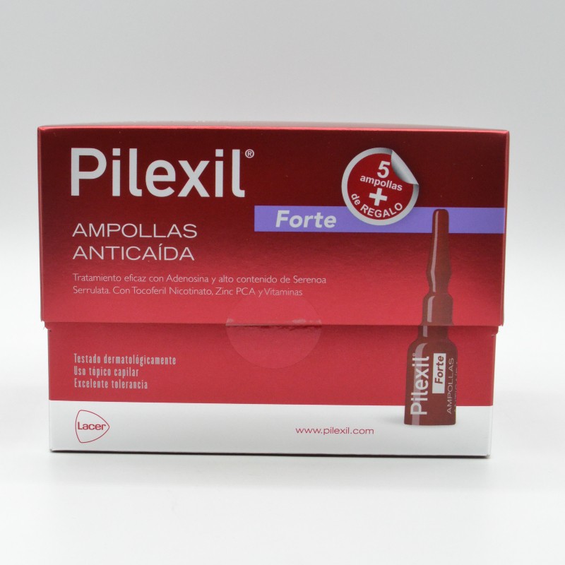 PILEXIL FORTE ANTICAIDA 20 AMPOLLAS (15+5 GRATIS) Anticaída