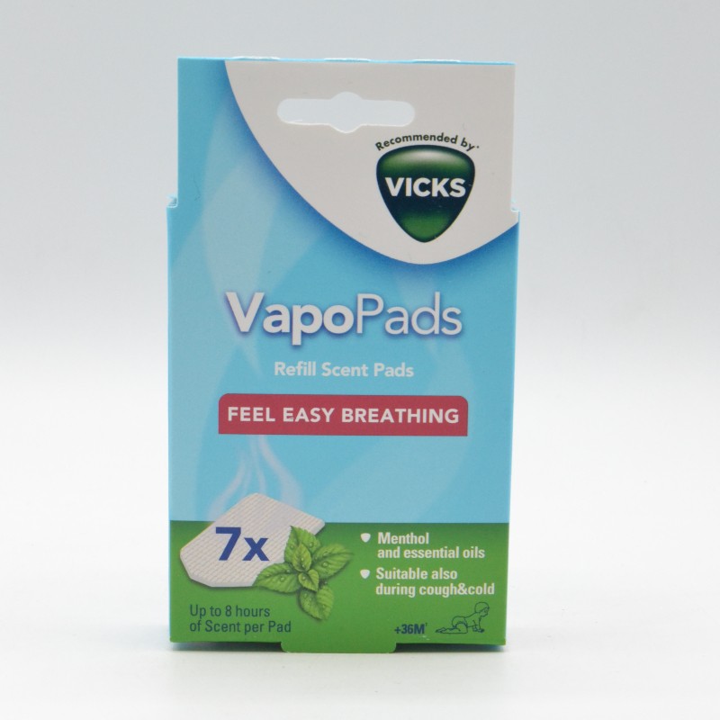 VICKS VAPOPADS RECARGAS MENTOL 7 U Parafarmacia