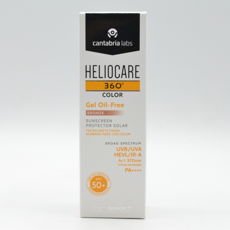 HELIOCARE 360º SPF 50+ COLOR GEL OIL-FREE BRONZ Facial adulto