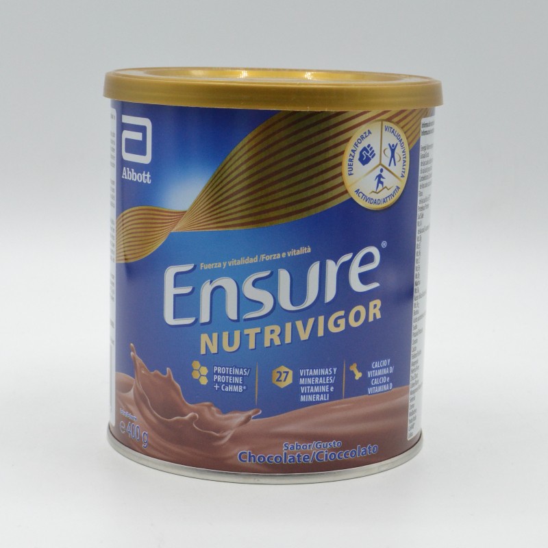 ENSURE CHOCOLATE 400 GR Nutrición de adulto