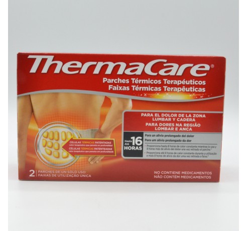 THERMACARE PARCHES TERMICOS LUMBAR Y CADERA 2 U Terapia frío/calor