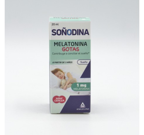 SOÑODINA MELATONINA GOTAS 20 ML SABOR CEREZA Parafarmacia