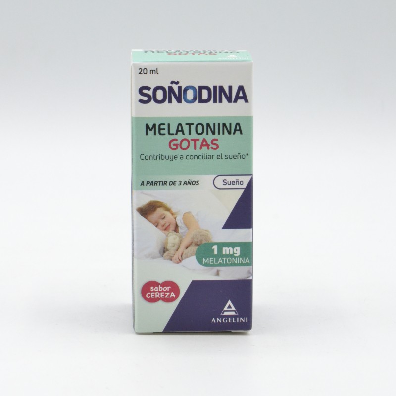 Soñodina Melatonina Gotas envase de 20 ml Sabor Cereza