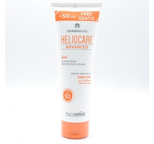 HELIOCARE ADVANCED GEL SPF 50+ 200 ML + 50 ML GRATIS Parafarmacia