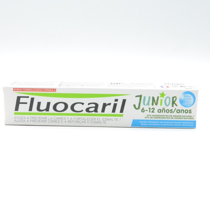 FLUOCARIL JUNIOR 6-12 AÑOS GEL 75 GR SABOR CHICLE Infantil