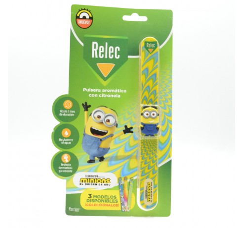 RELEC PULSERA MINIONS AMARILLO Parafarmacia