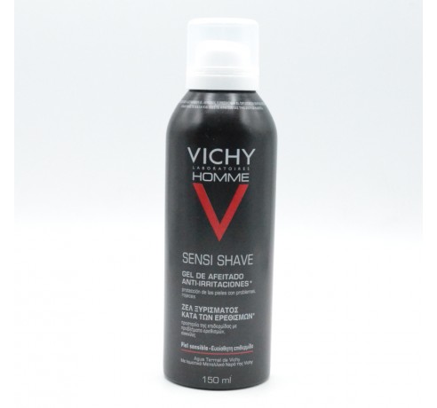 VICHY HOMME GEL-CREMA DE AFEITAR SIN JABON 200 ML Parafarmacia