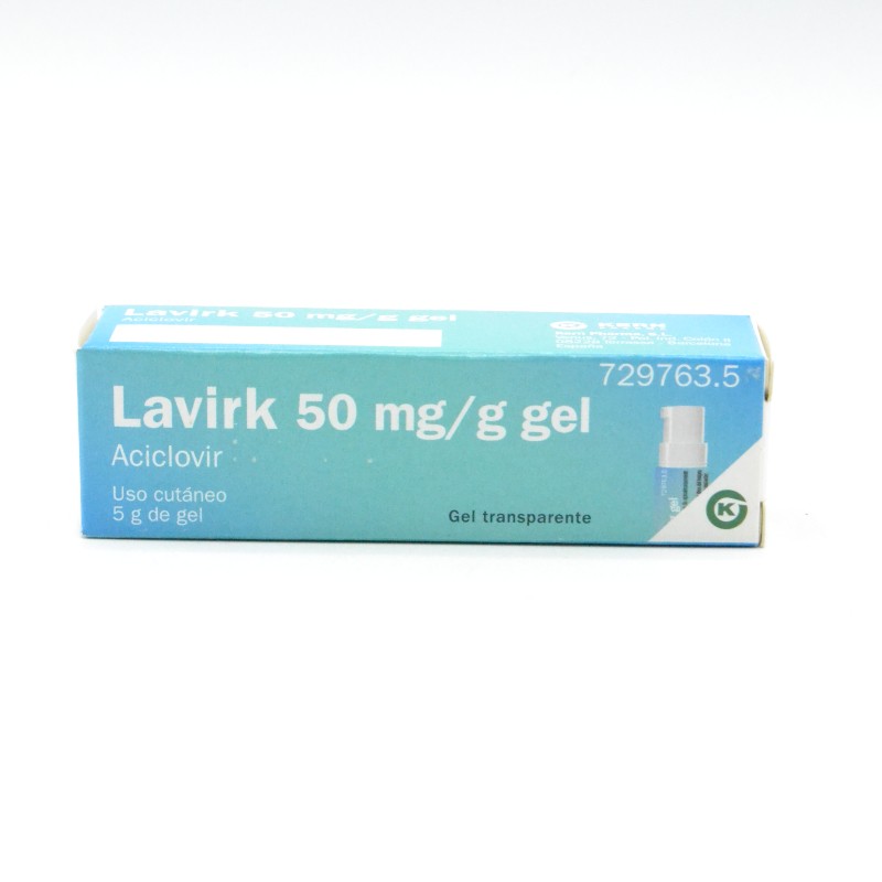 LAVIRK 50 MG/G GEL CUTANEO 5 G + BOMBA DOSIFICADORA Parafarmacia