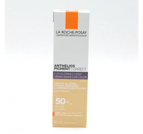 ANTHELIOS PIGMENT CORRECT COLOR CLARO SPF50+ 50ML Parafarmacia