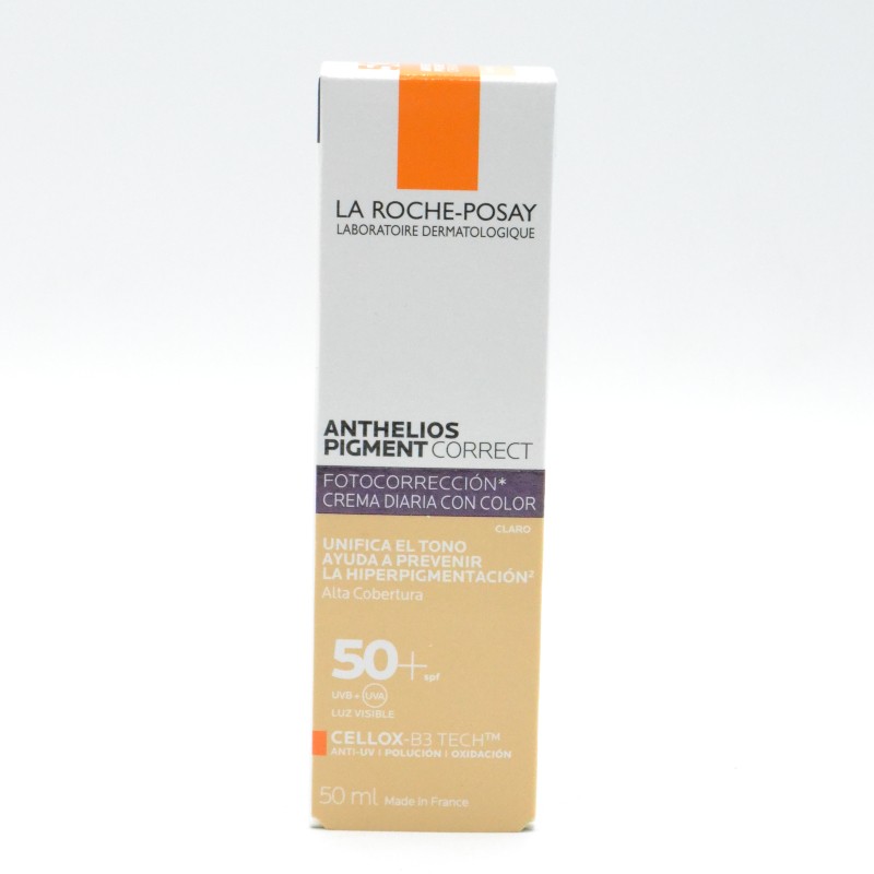 ANTHELIOS PIGMENT CORRECT COLOR CLARO SPF50+ 50ML Parafarmacia