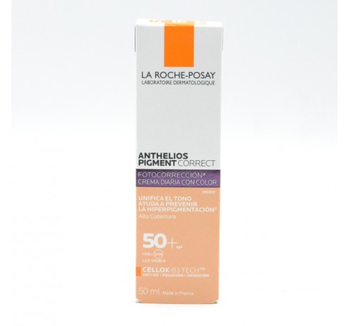 ANTHELIOS PIGMENT CORRECT COLOR MEDIO SPF50+ 50ML Parafarmacia