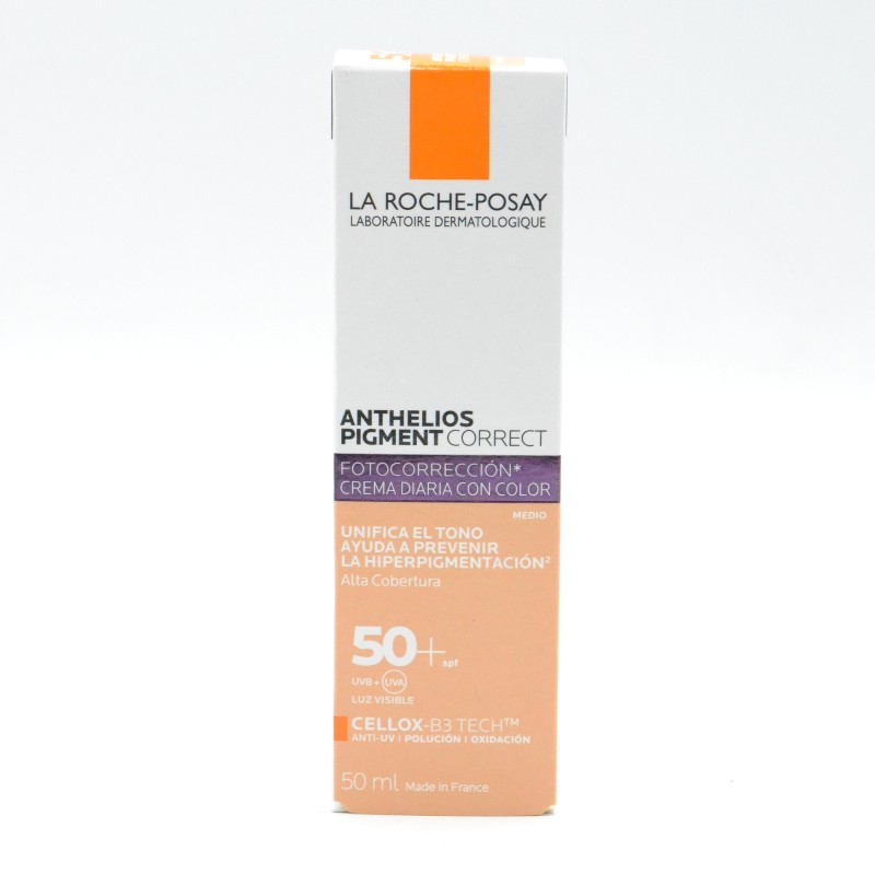 ANTHELIOS PIGMENT CORRECT COLOR MEDIO SPF50+ 50ML Parafarmacia