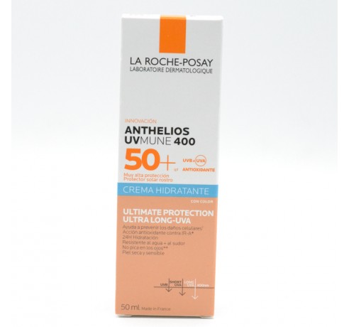 ANTHELIOS ROSTRO CREMA HIDRATANTE COLOR SFP50+ 50 ML Parafarmacia