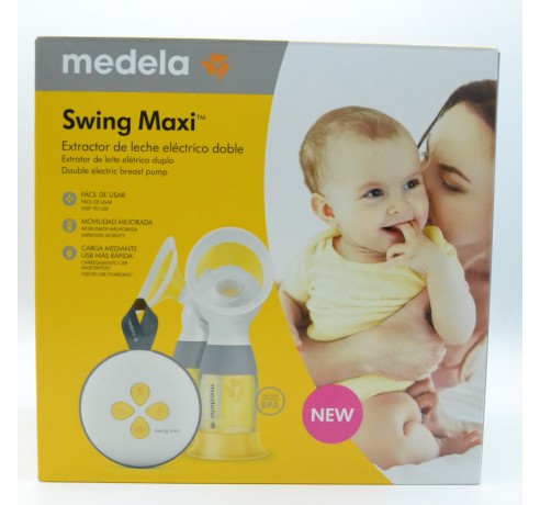 MEDELA EXTRACTOR DE LECHE ELECTRICO DOBLE SWING MAXI Parafarmacia