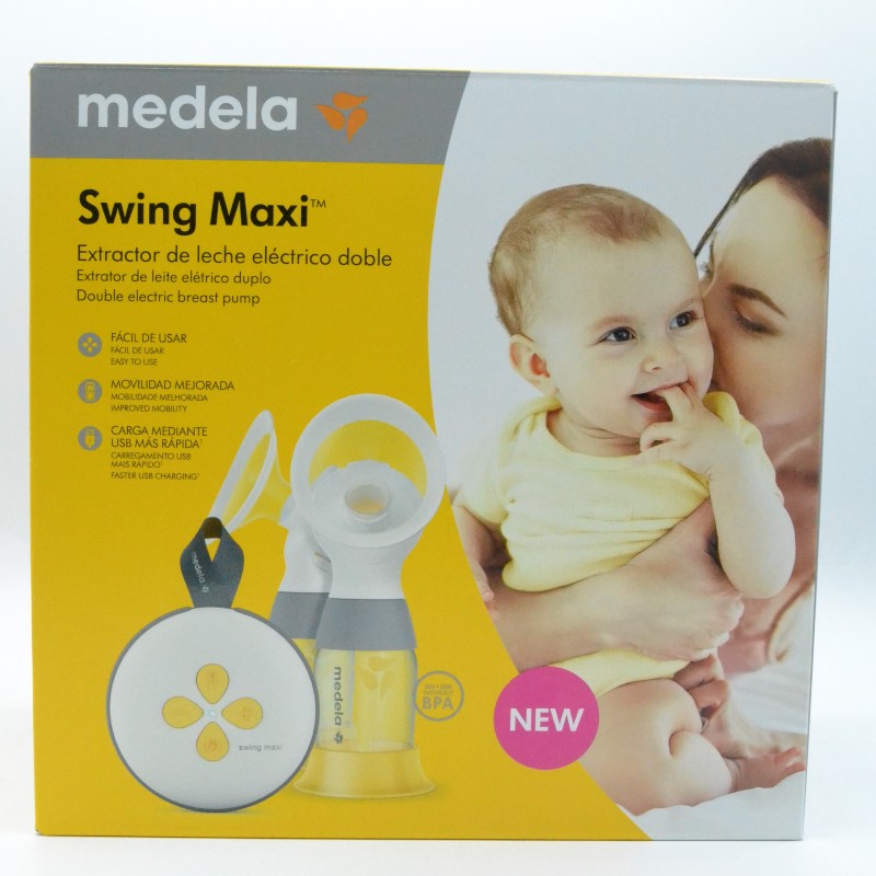 MEDELA EXTRACTOR DE LECHE ELECTRICO DOBLE SWING MAXI Parafarmacia