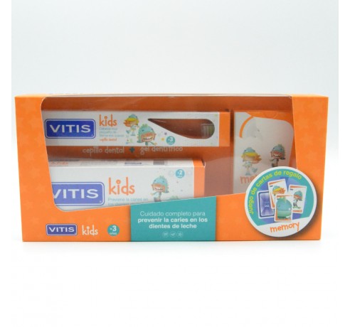 VITIS KIDS PACK GEL+CEPILLO+REGALO Cepillos