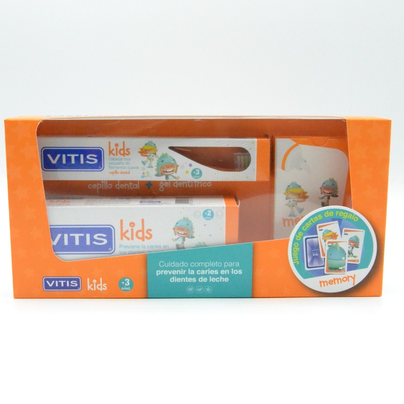 VITIS KIDS PACK GEL+CEPILLO+REGALO Cepillos