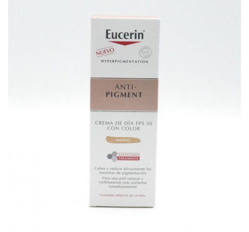 EUCERIN ANTI-PIGMENT CREMA DE DIA 30 FPS 50 ML TONO MEDIO Parafarmacia