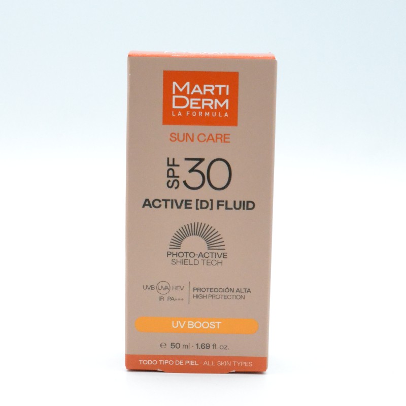 MARTIDERM SOLAR SPF30+ ACTIVE (D) FLUID 50 ML Parafarmacia