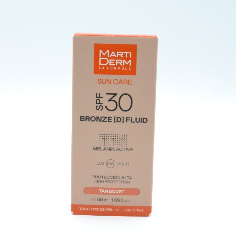 MARTIDERM SOLAR SPF30+ BRONZE (D) FLUID 50 ML Parafarmacia