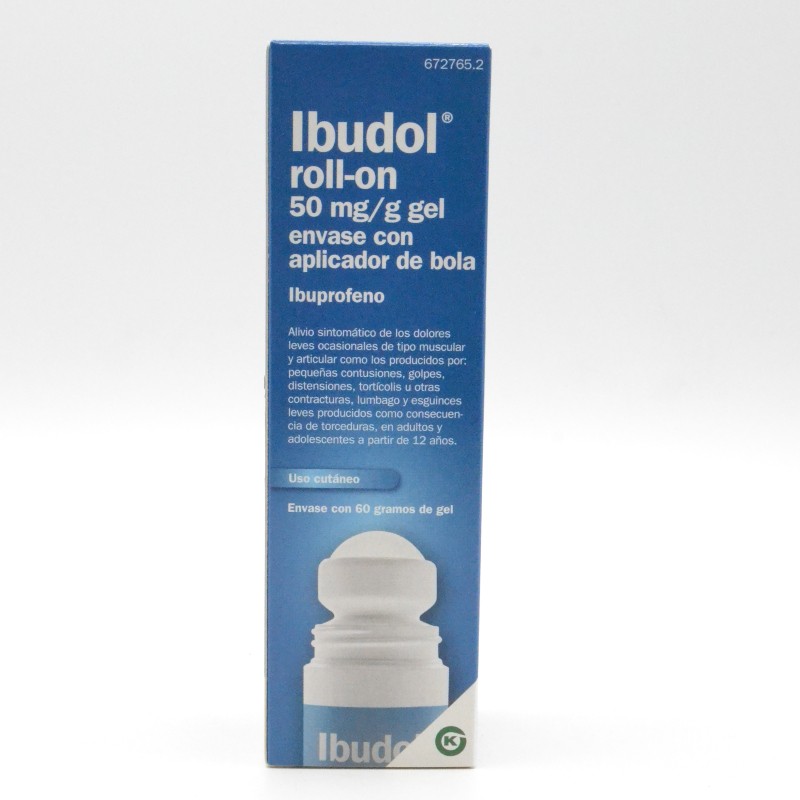 IBUDOL GEL 50 MG ROLL-ON 60 G Medicamentos