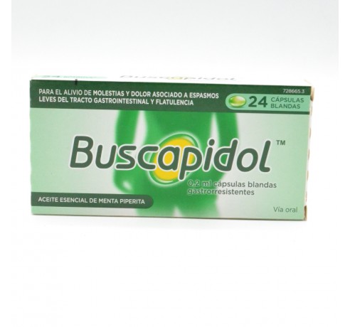 BUSCAPIDOL 0,2 ML 24 CAPSULAS BLANDAS GASTRORRESISTENTES Parafarmacia