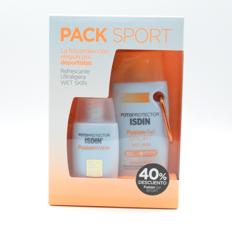 FP ISDIN PACK SPORT (FUSION WATER SPF50+ 50ML + SPORT GEL 100ML) Corporal adulto