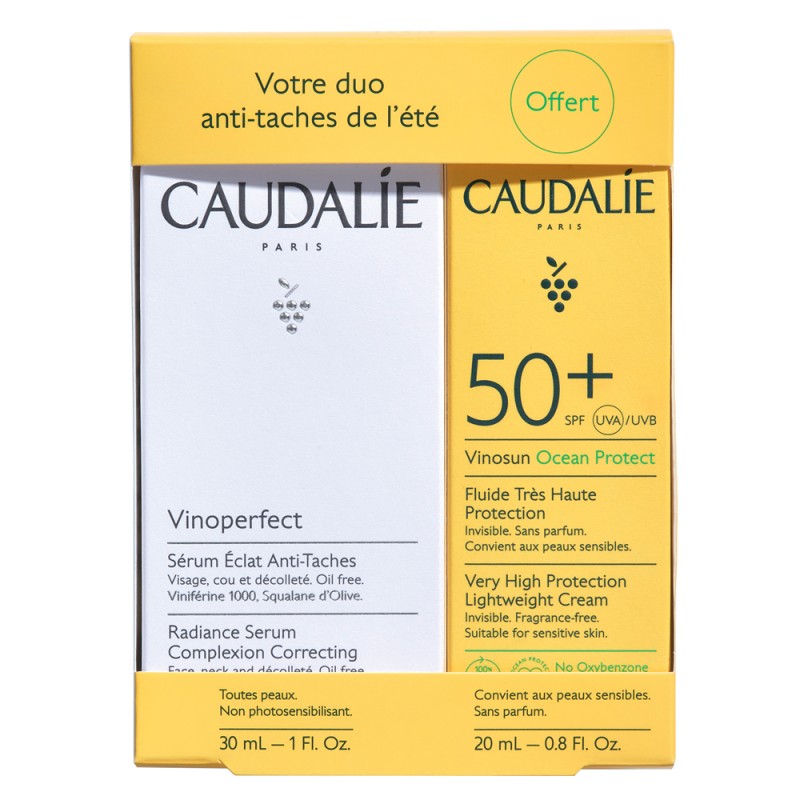 CAUDALIE VINOPERFECT PACK SERUM 30ML + SOLAR 25 ML REGALO Antiedad