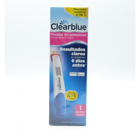 CLEARBLUE TEST EMBARAZO DIGITAL ULTRATEMPRANA 1UD Parafarmacia