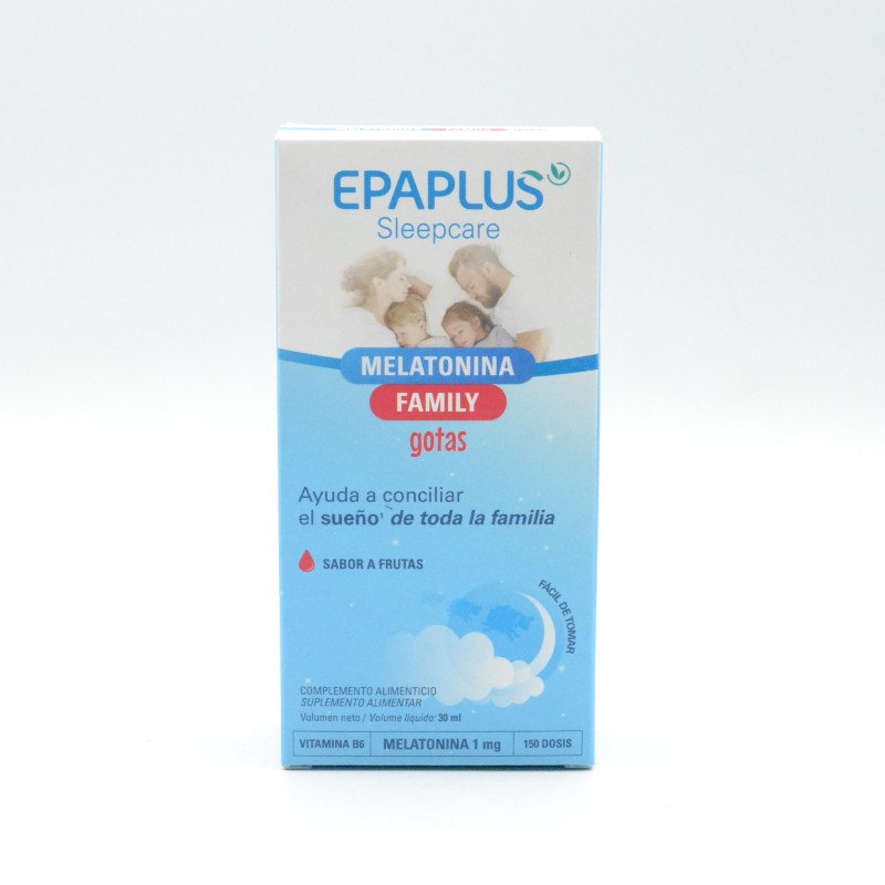 EPAPLUS SLEEPCARE MELATONINA FAMILY GOTAS 30 ML SABOR A FRUTAS Parafarmacia