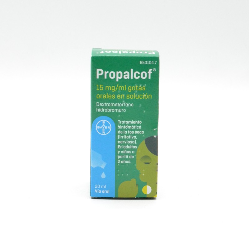 PROPALCOF 15 MG/ML GOTAS ORALES SOLUCION 20 ML(ANTES ROMILAR GOTAS) Parafarmacia