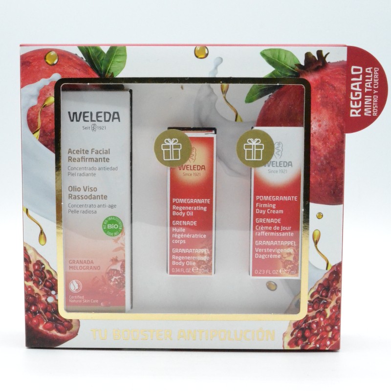 WELEDA PACK ACEITE FACIAL GRANADA + REGALOS Parafarmacia