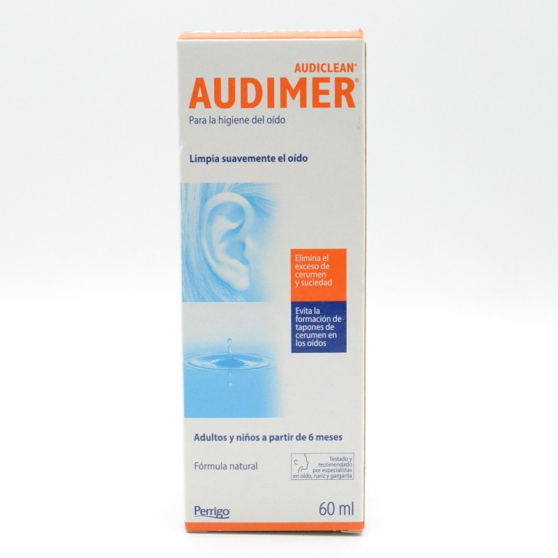 AUDIMER SOLUCION LIMPIEZA OIDOS 60 ML Parafarmacia