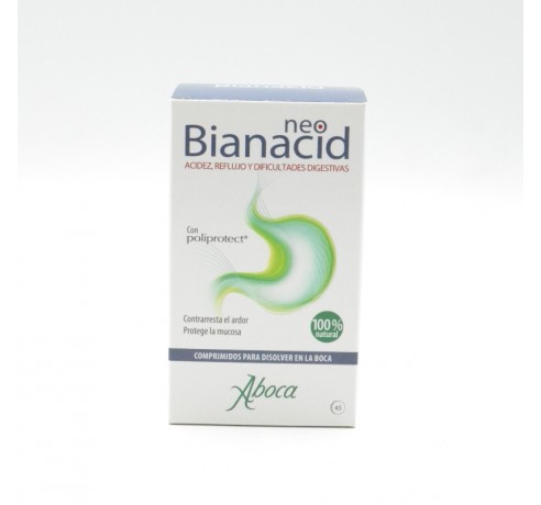 NEOBIANACID ACIDEZ Y REFLUJO 45 COMP MASTICABLES Antioxidantes