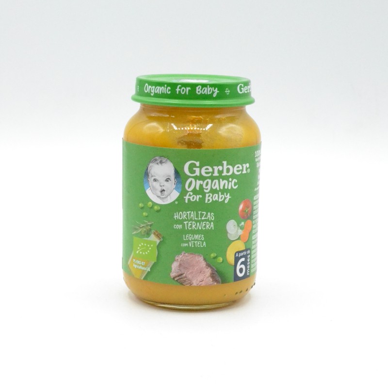 GERBER POTITO HORTALIZAS CON TERNERA 190 G Parafarmacia