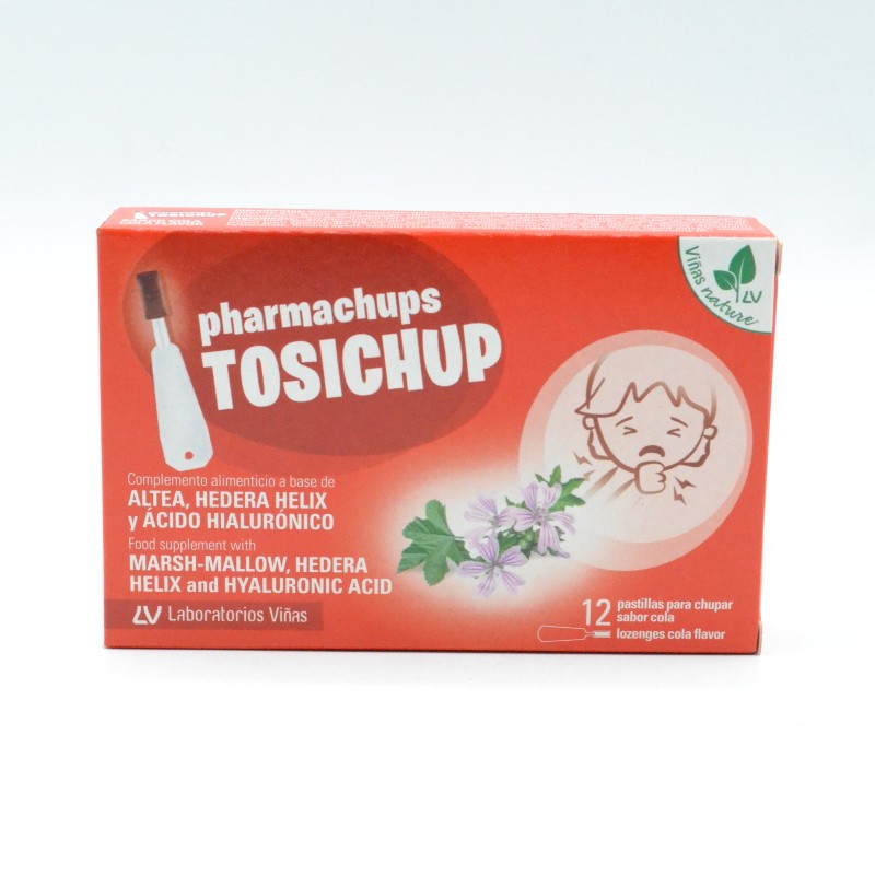 PHARMACHUPS TOSICHUP 12 PASTILLAS SABOR COLA Parafarmacia PHARMACHUPS TOSICHUP 12 PASTILLAS SABOR COLA Parafarmacia